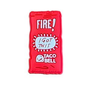 Taco Bell Fire Sauce Croc Charm
